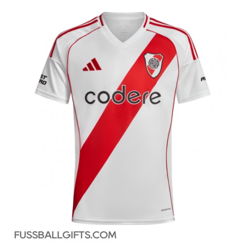River Plate Fußballbekleidung Heimtrikot 2024-25 Kurzarm